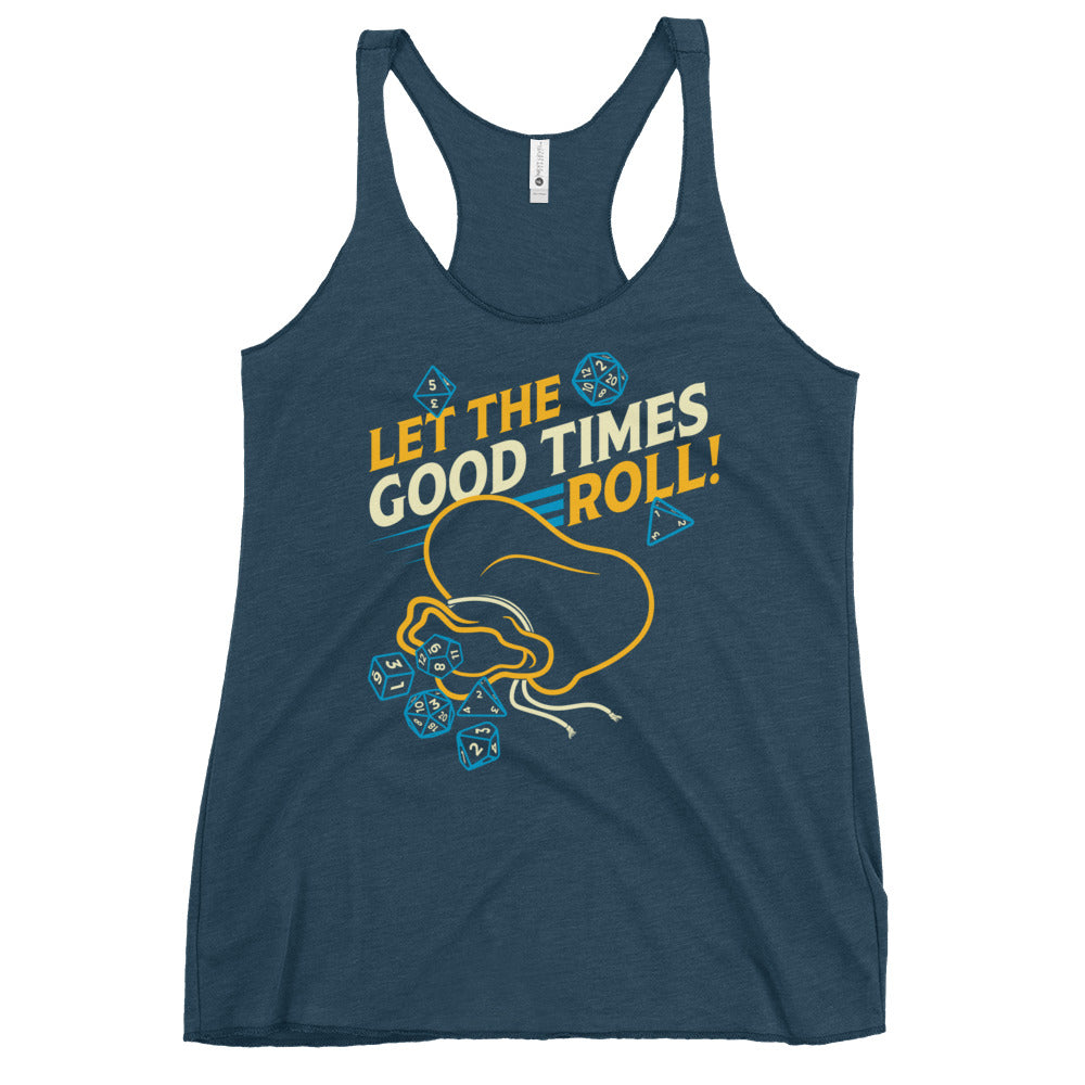 Let The Good Times Roll! Women's Racerback Tank