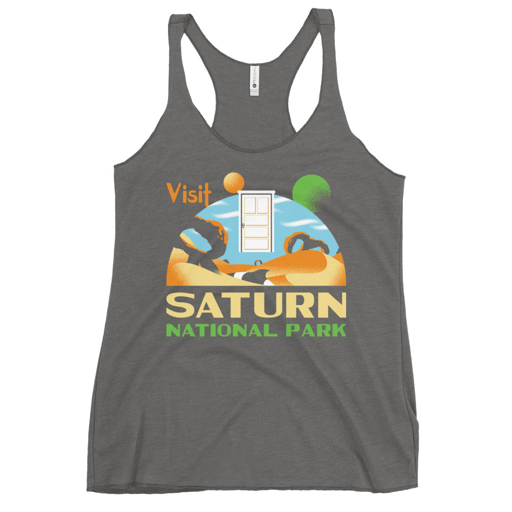 Visit Saturn National Park Women's Racerback Tank