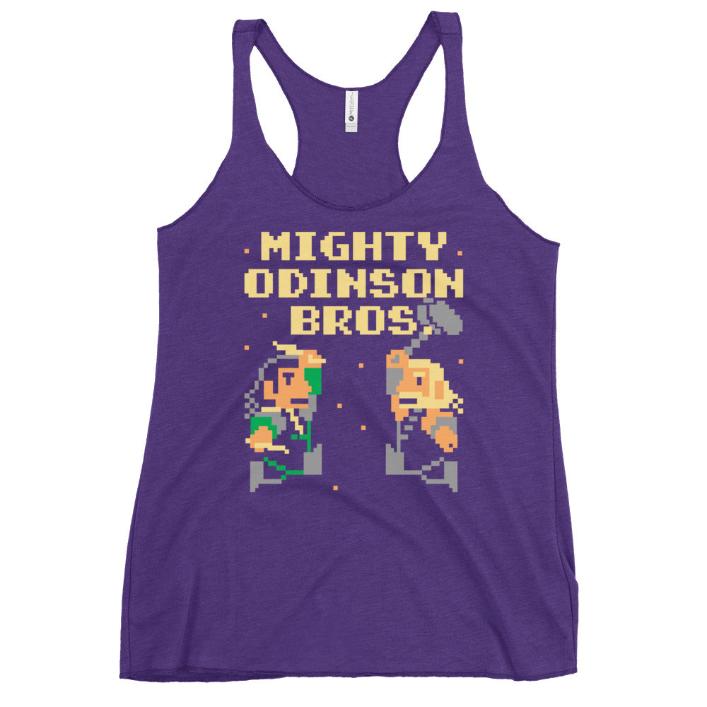 Mighty Odinson Bros Women's Racerback Tank