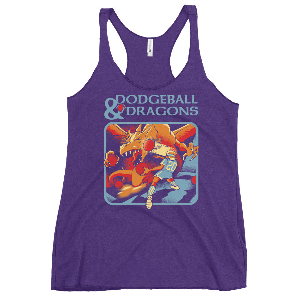 Dodgeball And Dragons Women's Racerback Tank