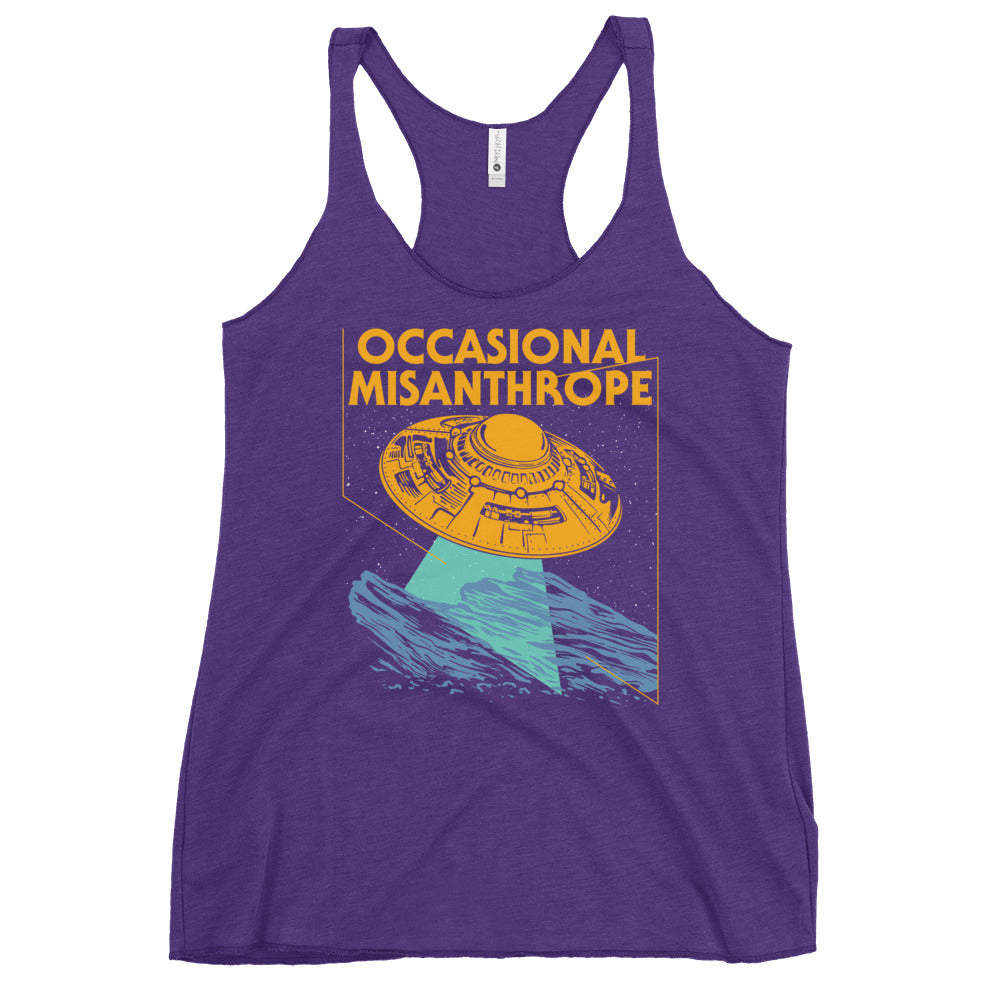 Occasional Misanthrope Women's Racerback Tank