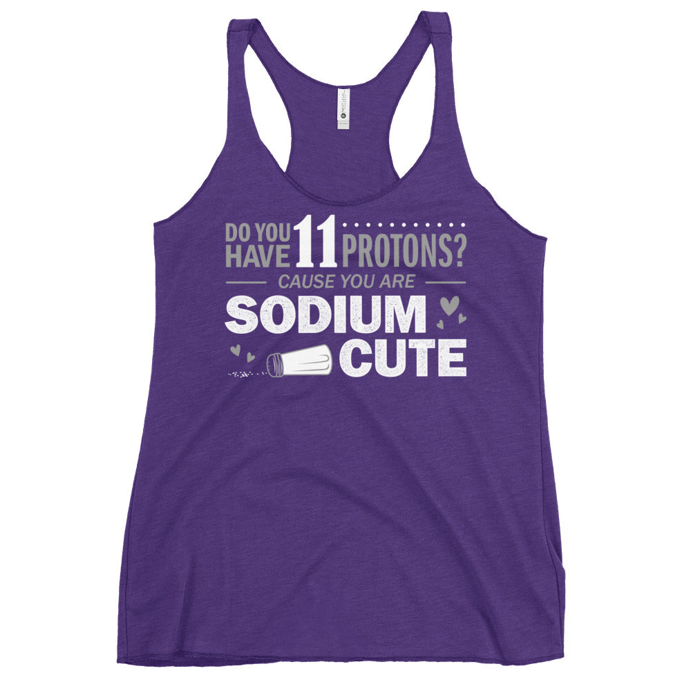 Do You Have 11 Protons? Women's Racerback Tank