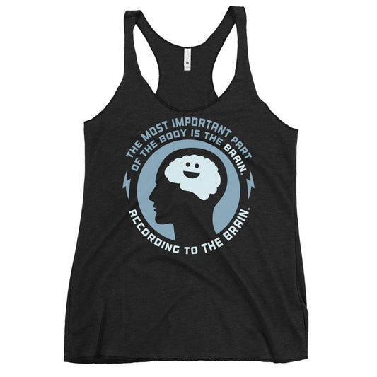 Most Important Part Of The Body Women's Racerback Tank