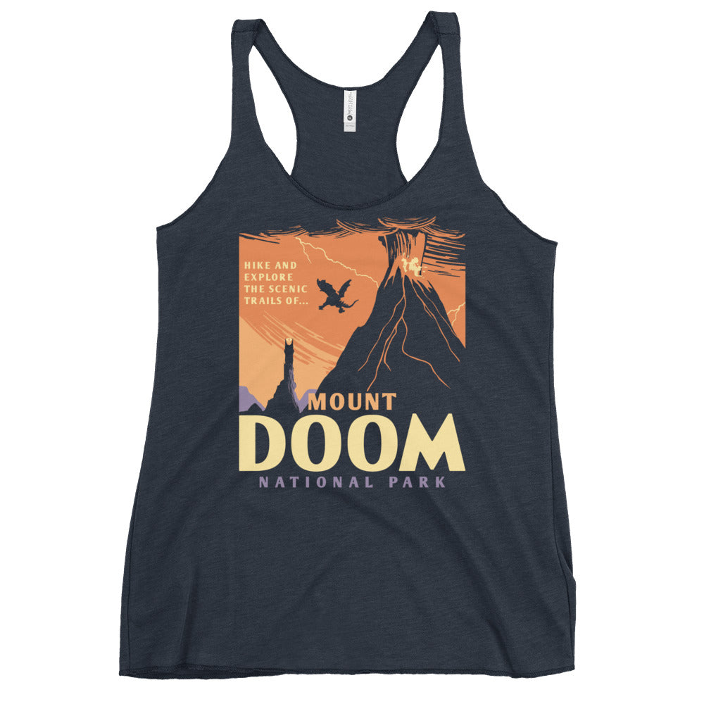 Mount Doom National Park Women's Racerback Tank
