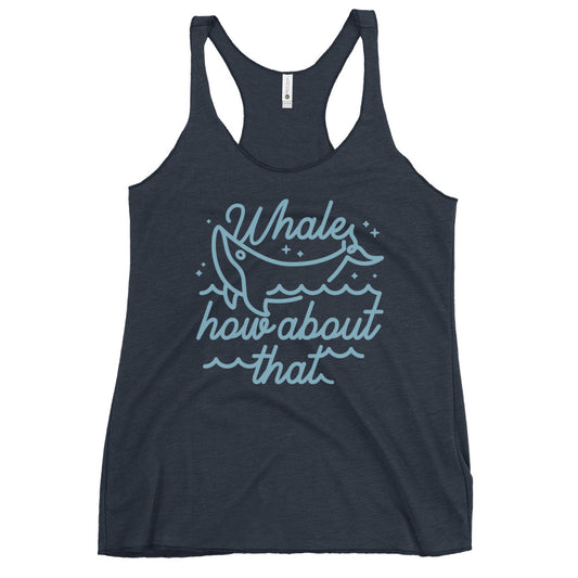 Whale How About That Women's Racerback Tank