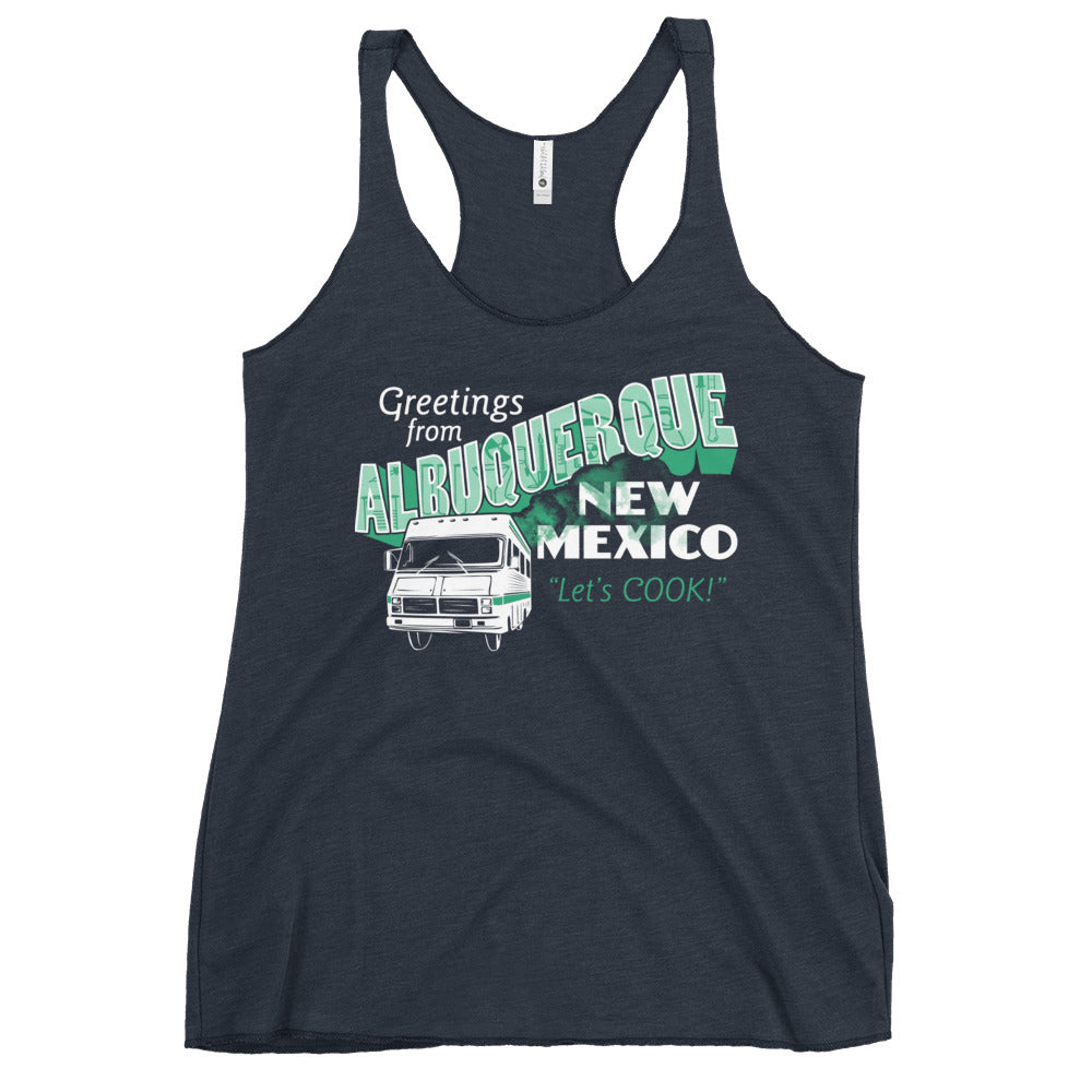 Greetings From Albuquerque Women's Racerback Tank