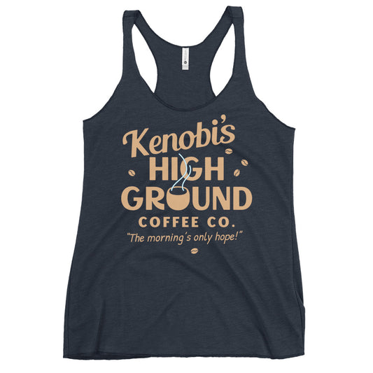 Kenobi's High Ground Coffee Co Women's Racerback Tank