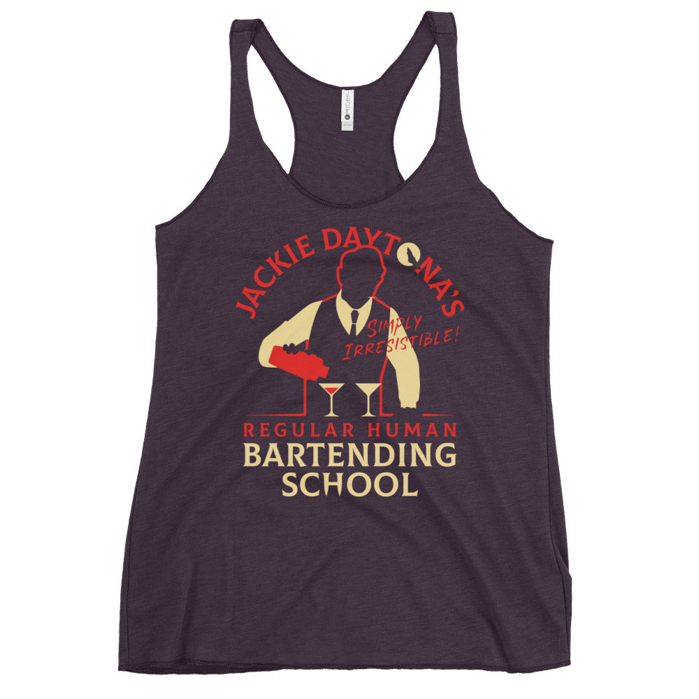 Regular Human Bartending School Women's Racerback Tank