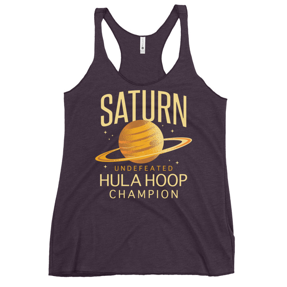Undefeated Hula Hoop Champion Women's Racerback Tank