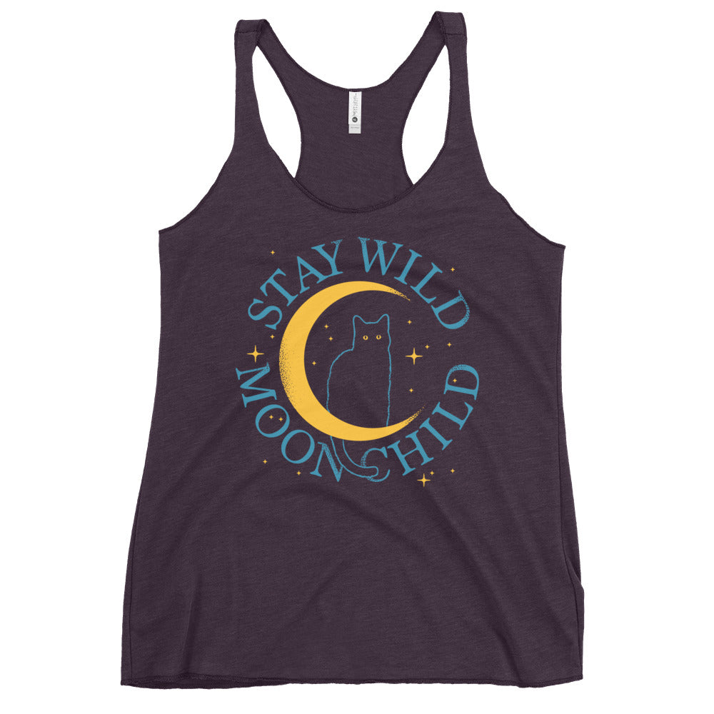 Stay Wild Moon Child Women's Racerback Tank