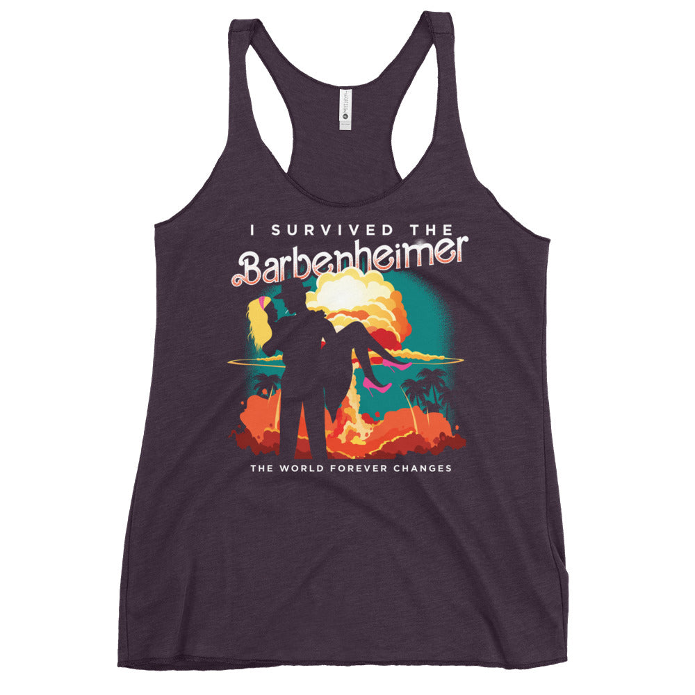 I Survived The Barbenheimer Women's Racerback Tank