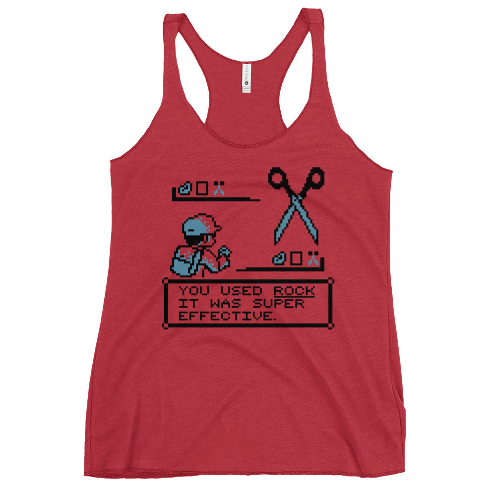 Rock Paper Scissors Battle Women's Racerback Tank