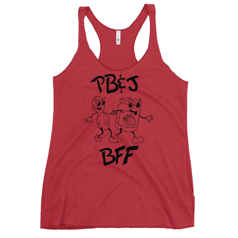 Peanut Butter And Jelly - BFF Women's Racerback Tank