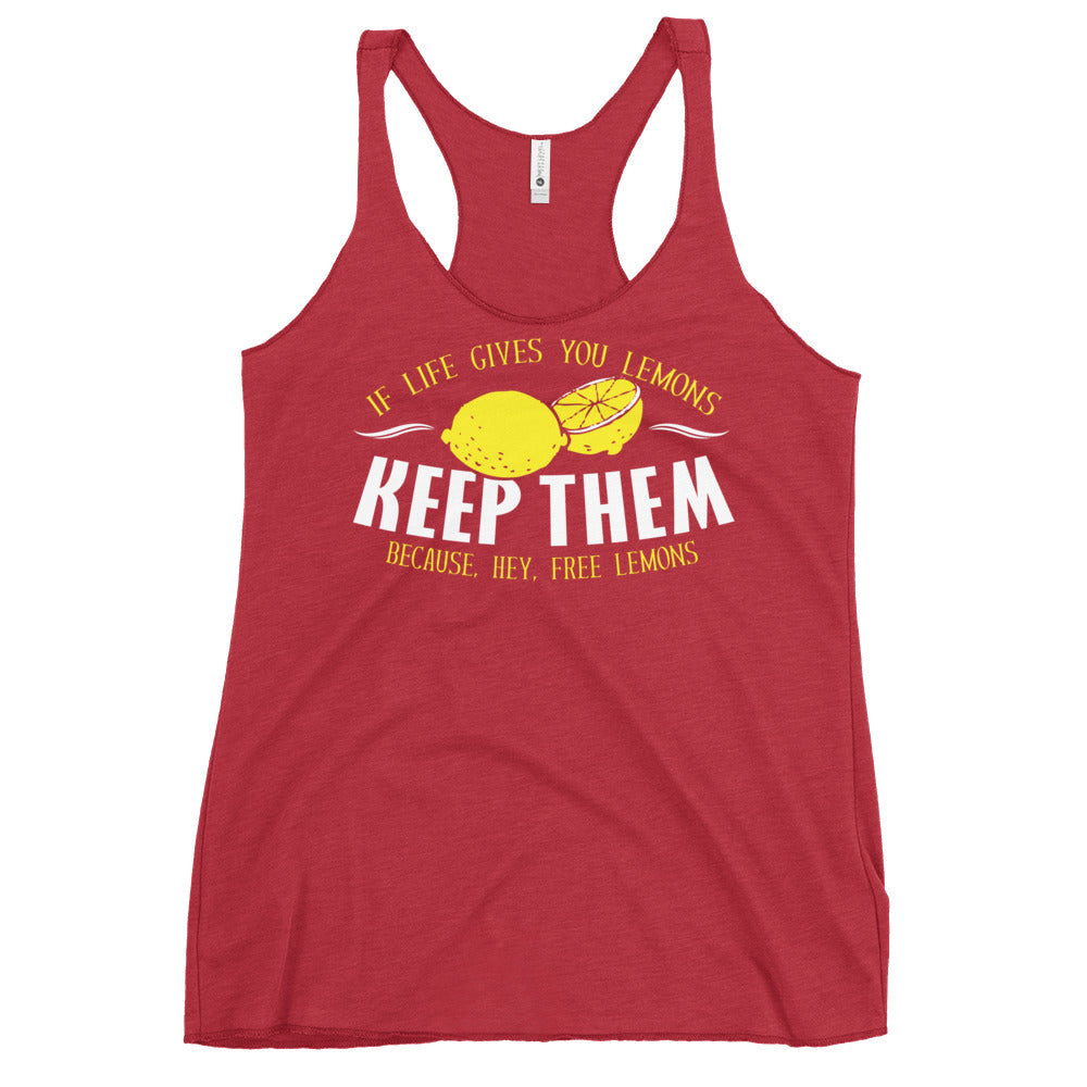 If Life Gives You Lemons Women's Racerback Tank