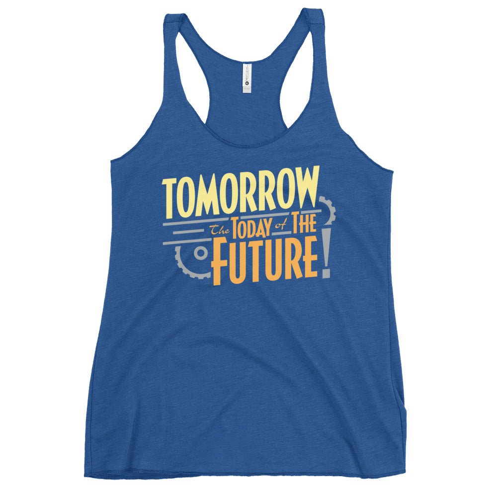 Tomorrow, The Today Of The Future Women's Racerback Tank