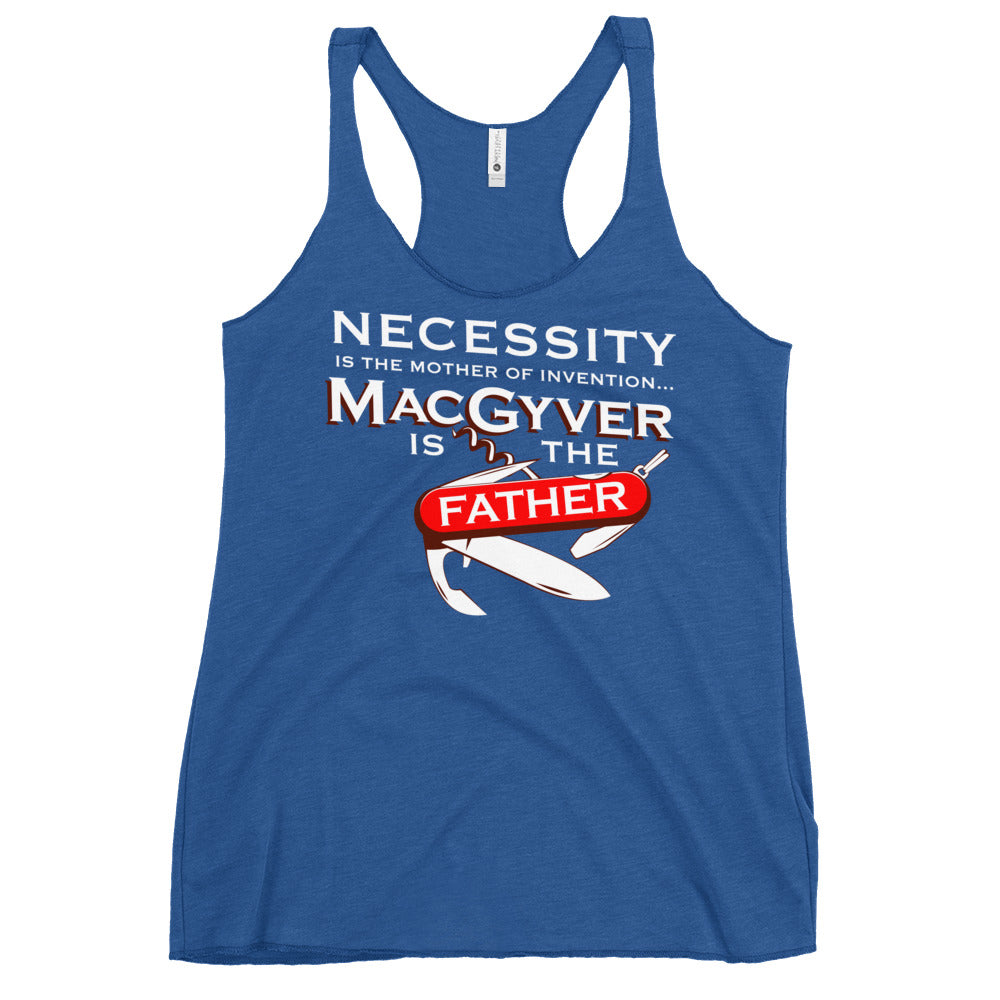 Necessity Is The Mother Women's Racerback Tank