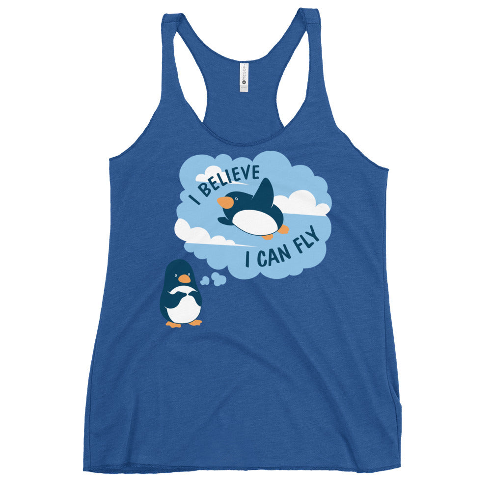 I Believe I Can Fly Women's Racerback Tank