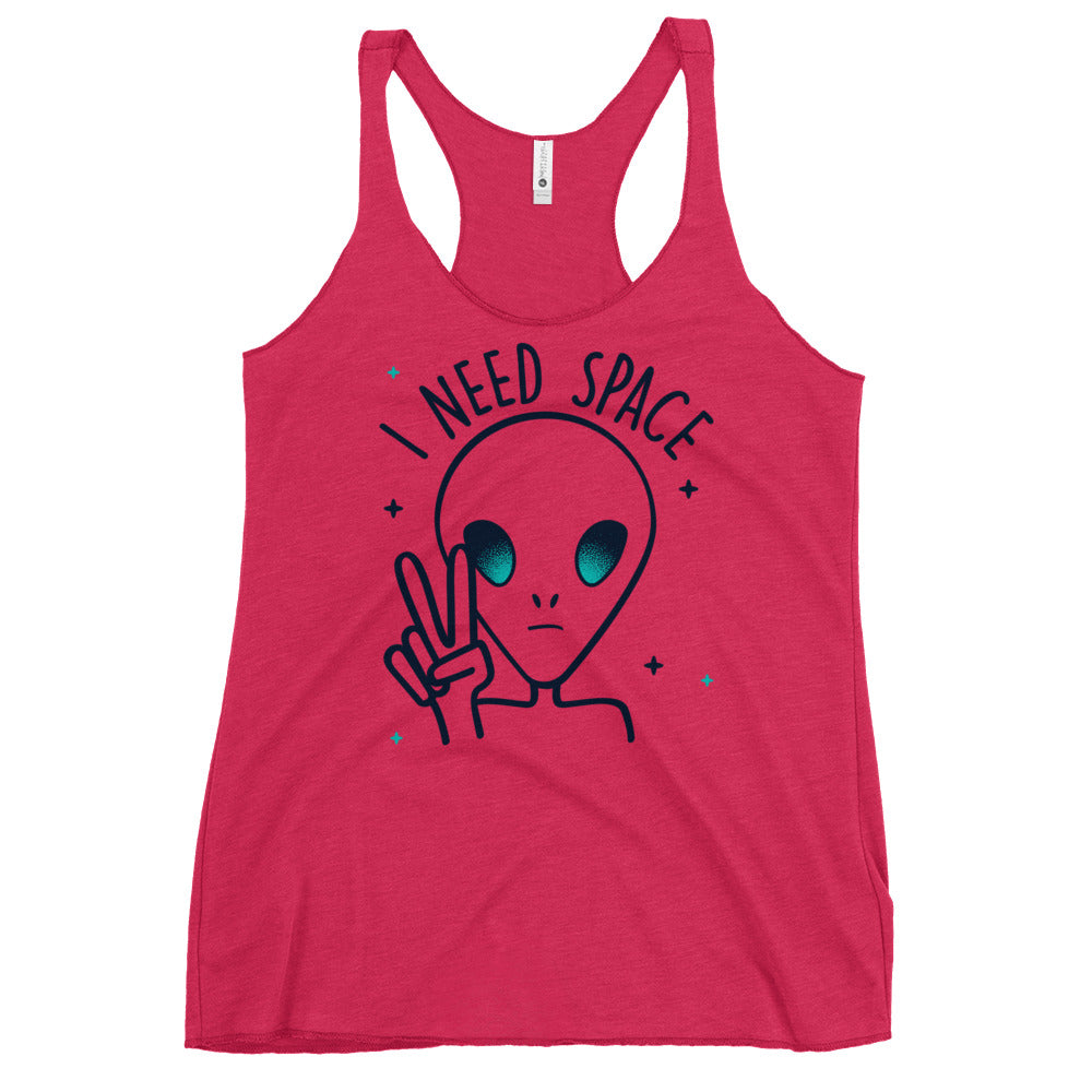 I Need Space Women's Racerback Tank