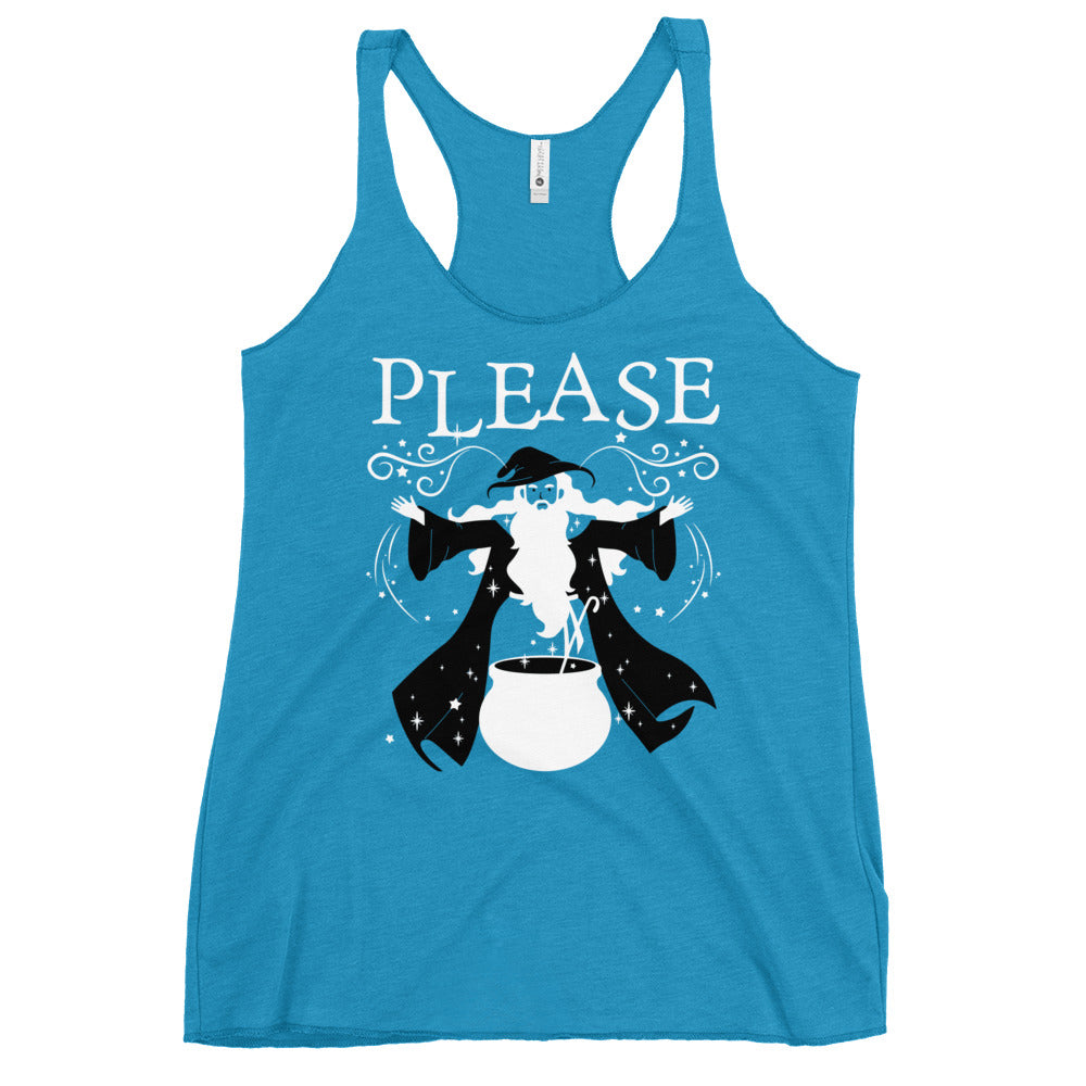 Please Is The Magic Word Women's Racerback Tank