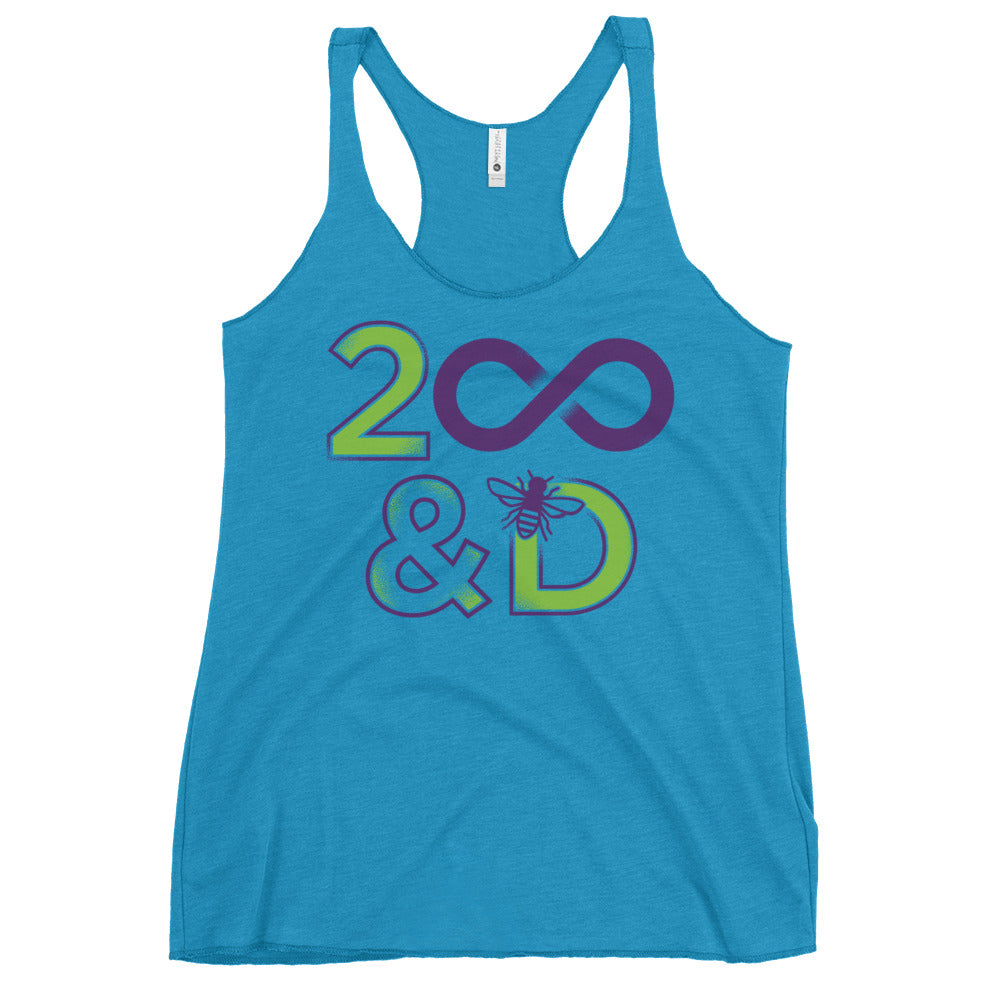 2 Infinity And B On D Women's Racerback Tank