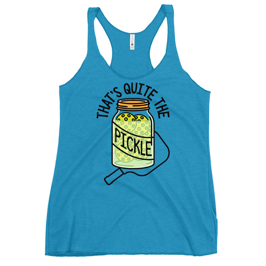 That's Quite The Pickle Women's Racerback Tank
