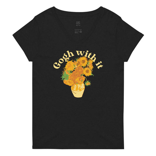 Gogh With It Women's V-Neck Tee