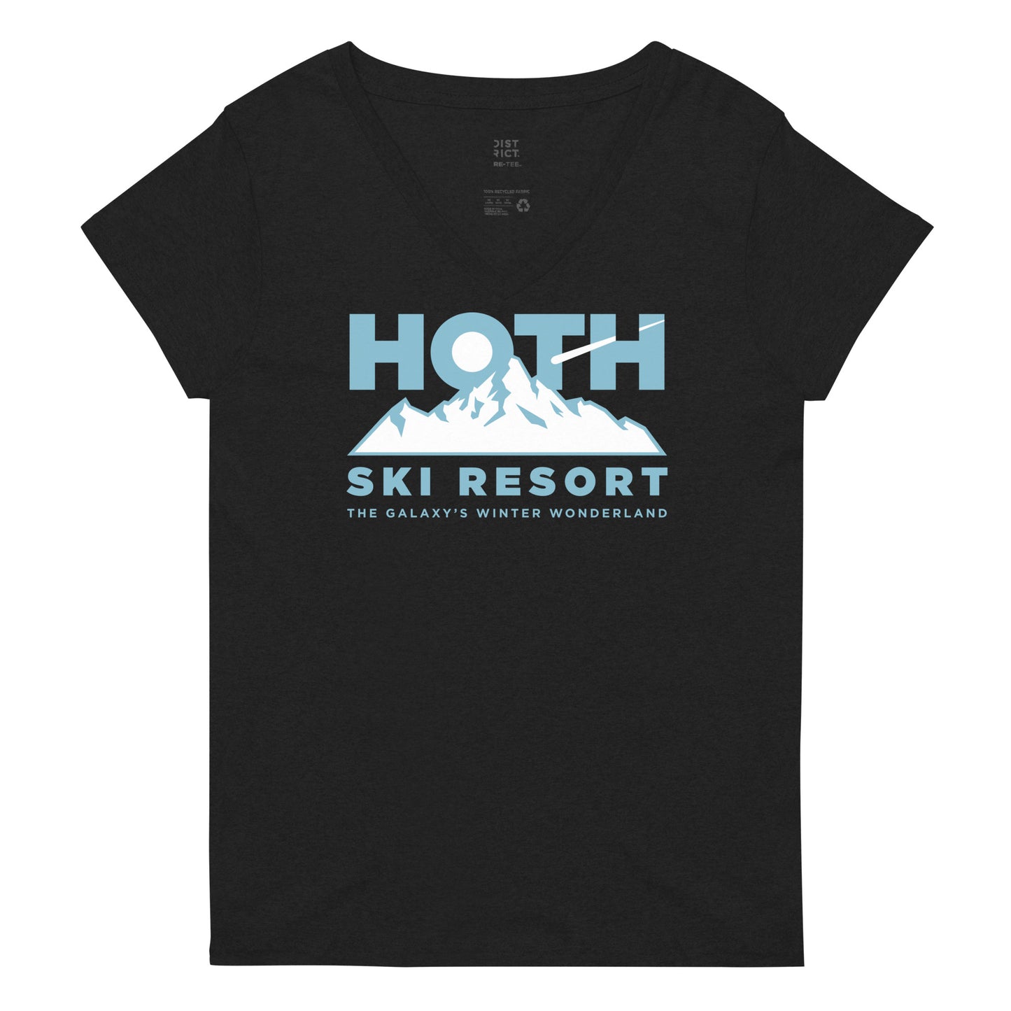 Hoth Ski Resort Women's V-Neck Tee