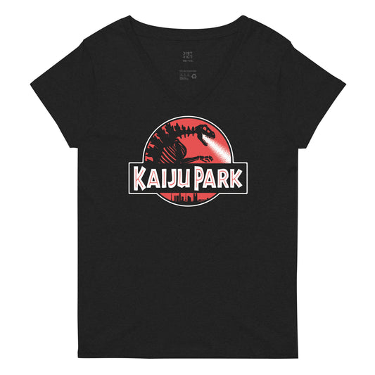 Kaiju Park Women's V-Neck Tee
