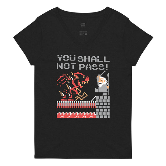 You Shall Not Pass! Women's V-Neck Tee