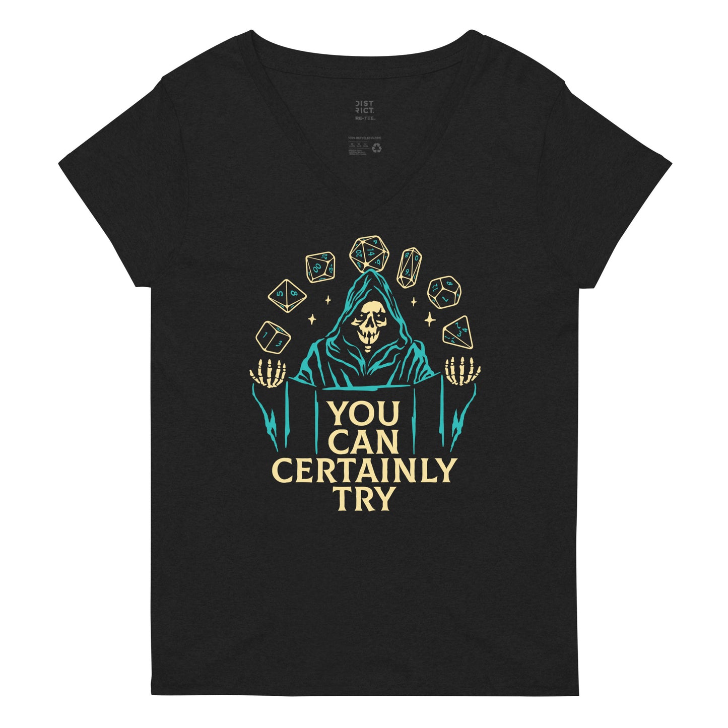 You Can Certainly Try Women's V-Neck Tee