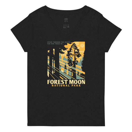 Forest Moon National Park Women's V-Neck Tee