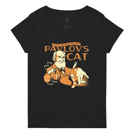 Pavlov's Cat Women's V-Neck Tee