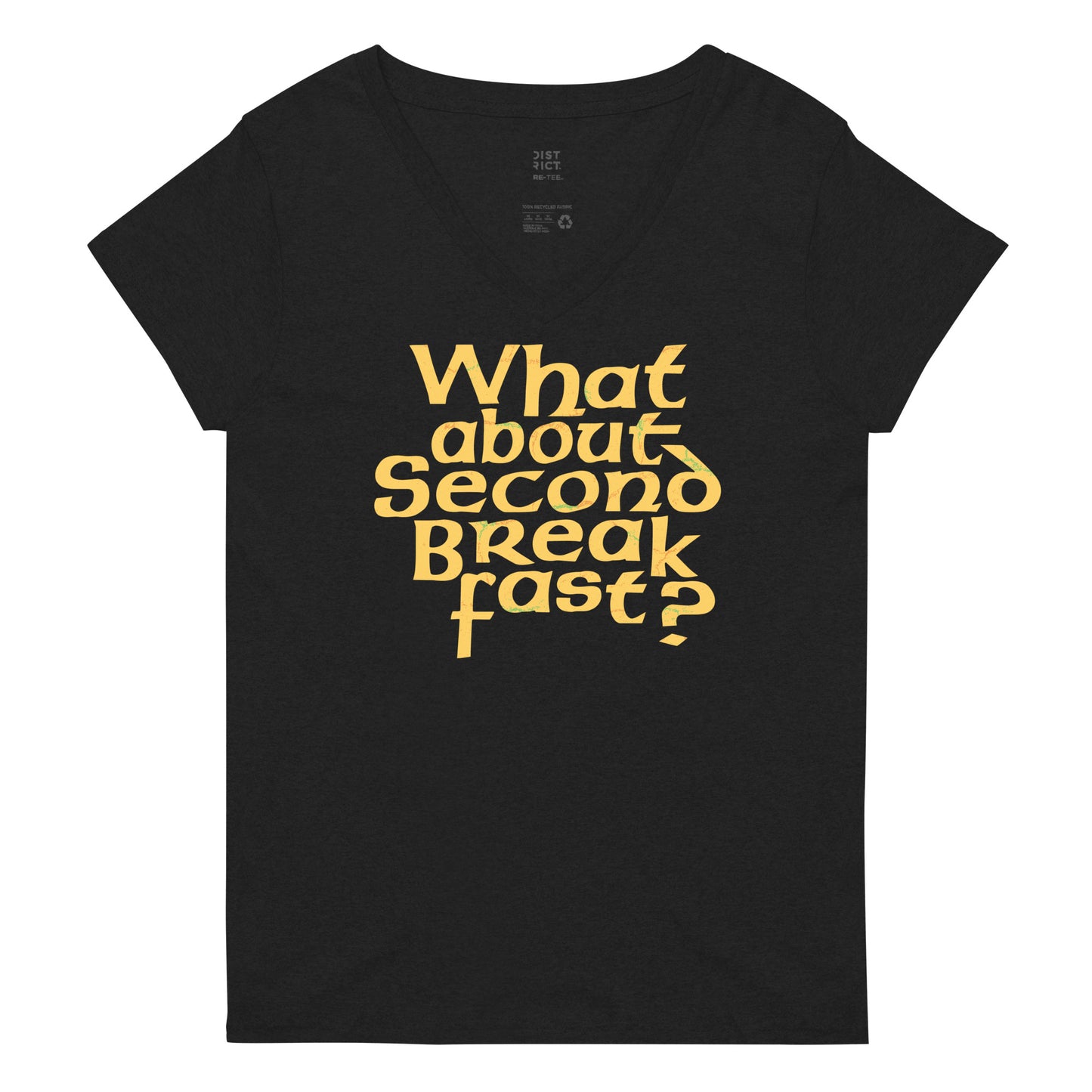 What About Second Breakfast? Women's V-Neck Tee