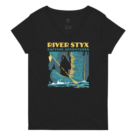 River Styx Rafting Adventures Women's V-Neck Tee