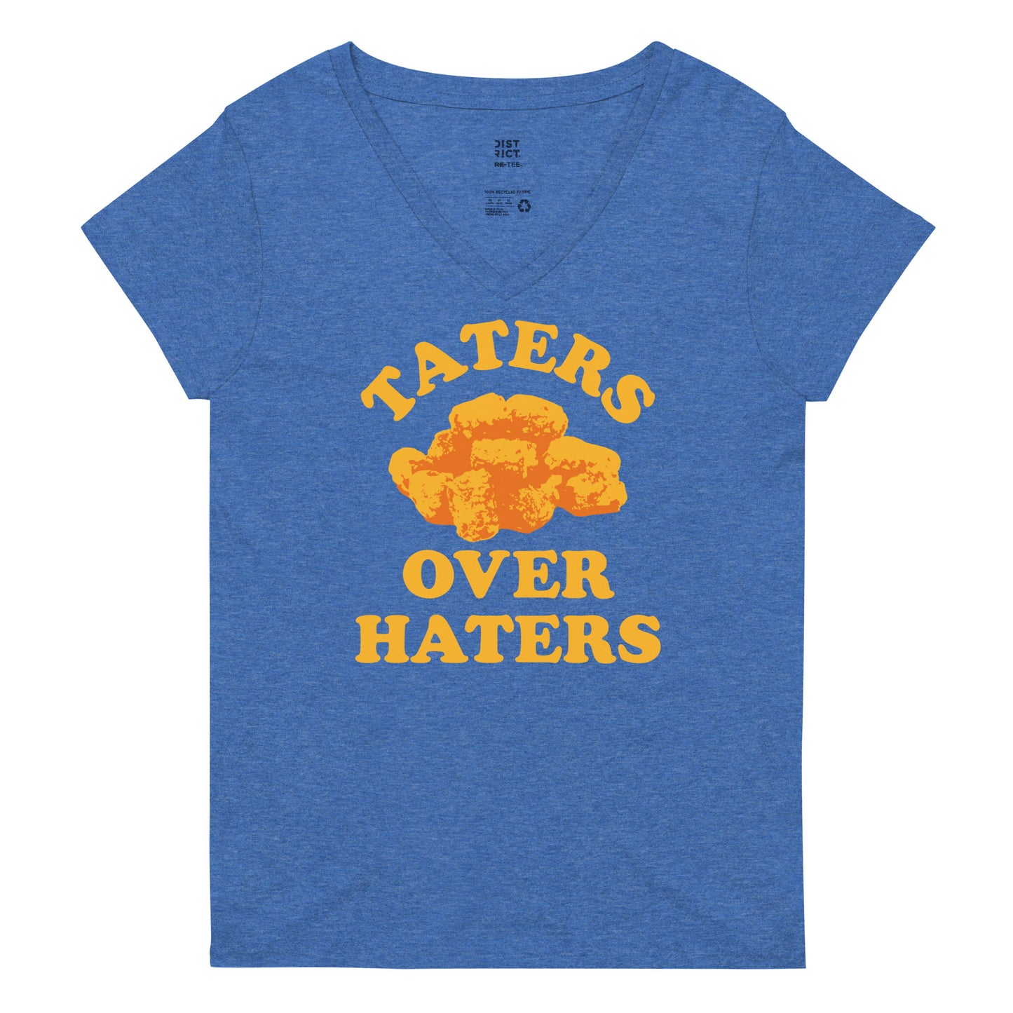 Taters Over Haters Women's V-Neck Tee