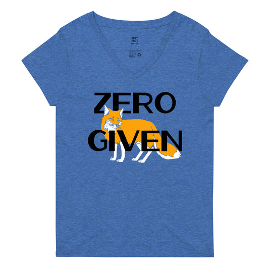 Zero Fox Given Women's V-Neck Tee