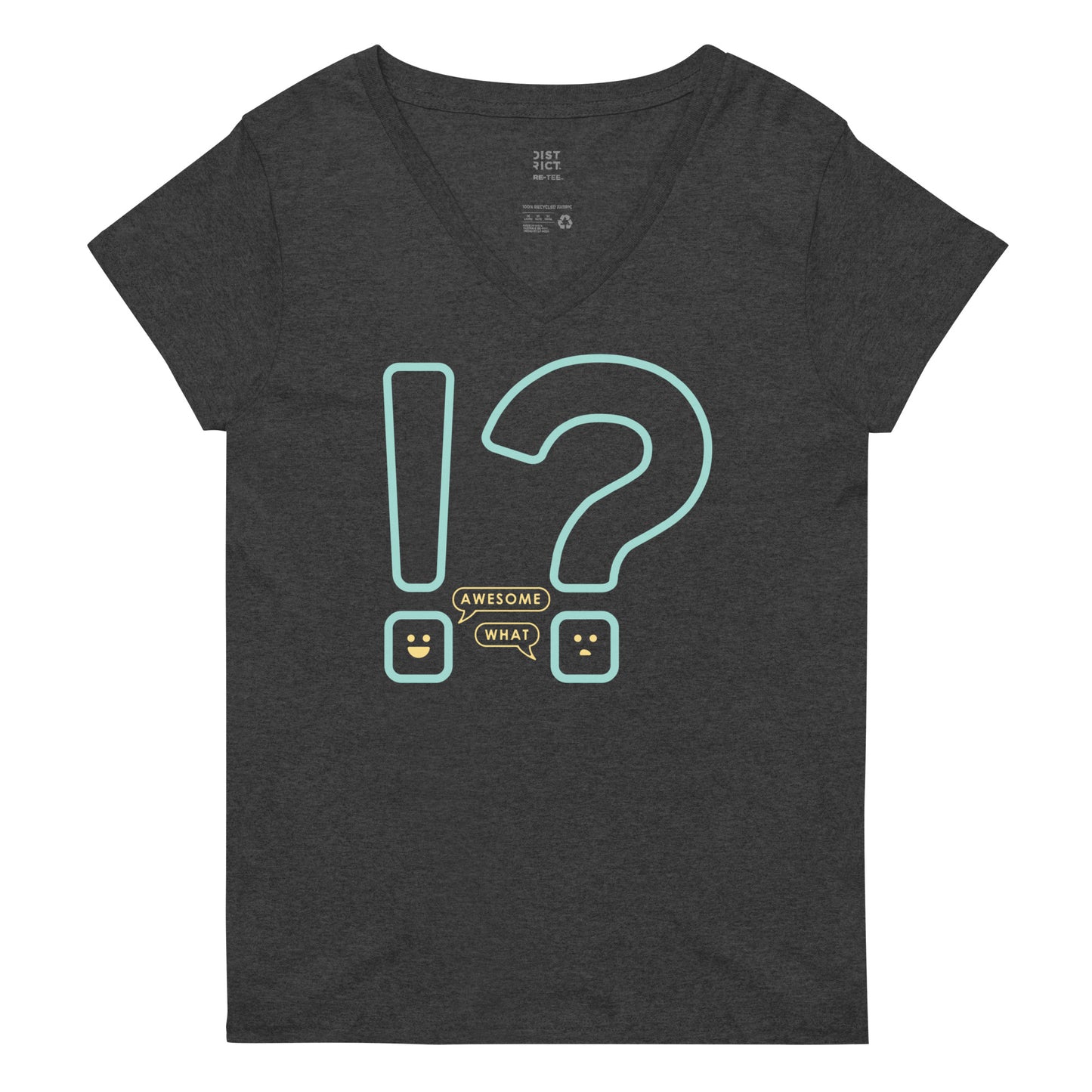 Awesome! What? Women's V-Neck Tee