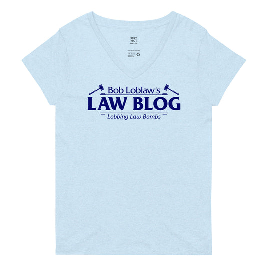 Bob Loblaw's Law Blog Women's V-Neck Tee