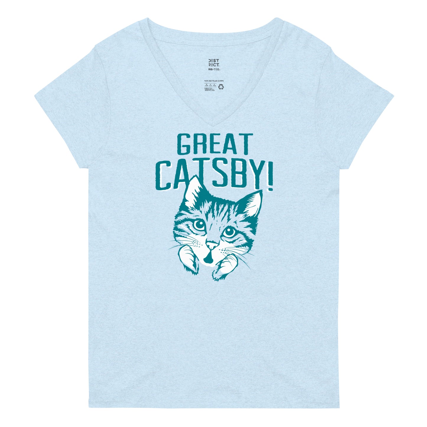 Great Catsby! Women's V-Neck Tee