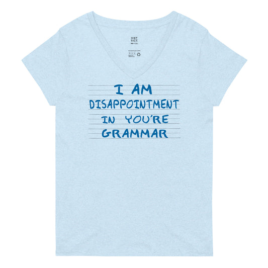 I Am Disappointment Women's V-Neck Tee