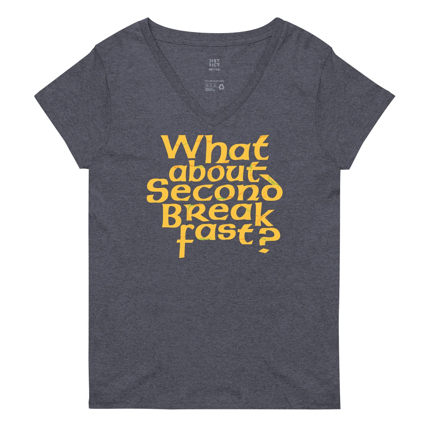 What About Second Breakfast? Women's V-Neck Tee