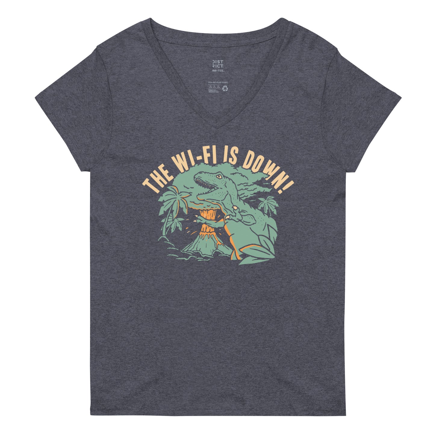 The Wi-Fi Is Down! Women's V-Neck Tee