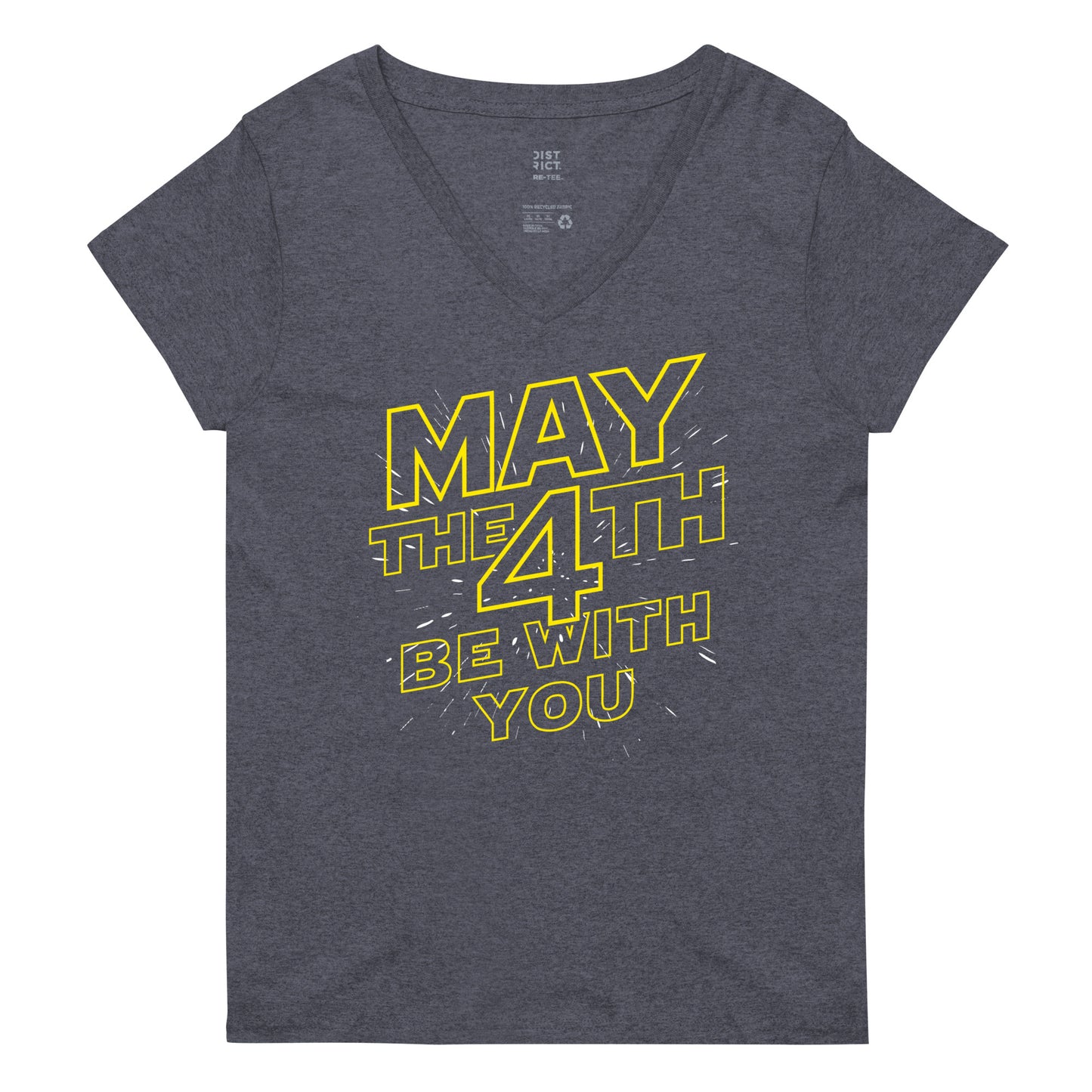 May The 4th Be With You Women's V-Neck Tee