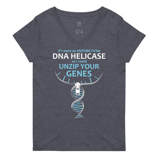 DNA Helicase Women's V-Neck Tee
