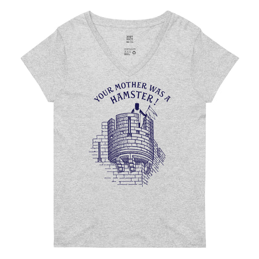 Your Mother Was A Hamster Women's V-Neck Tee