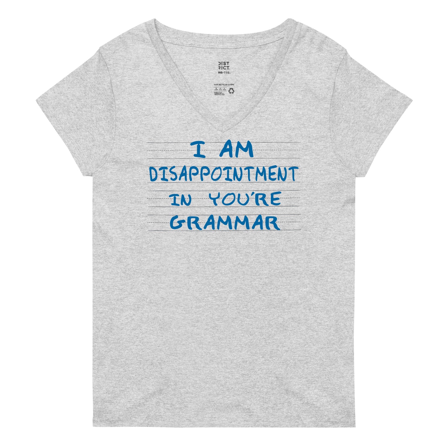 I Am Disappointment Women's V-Neck Tee