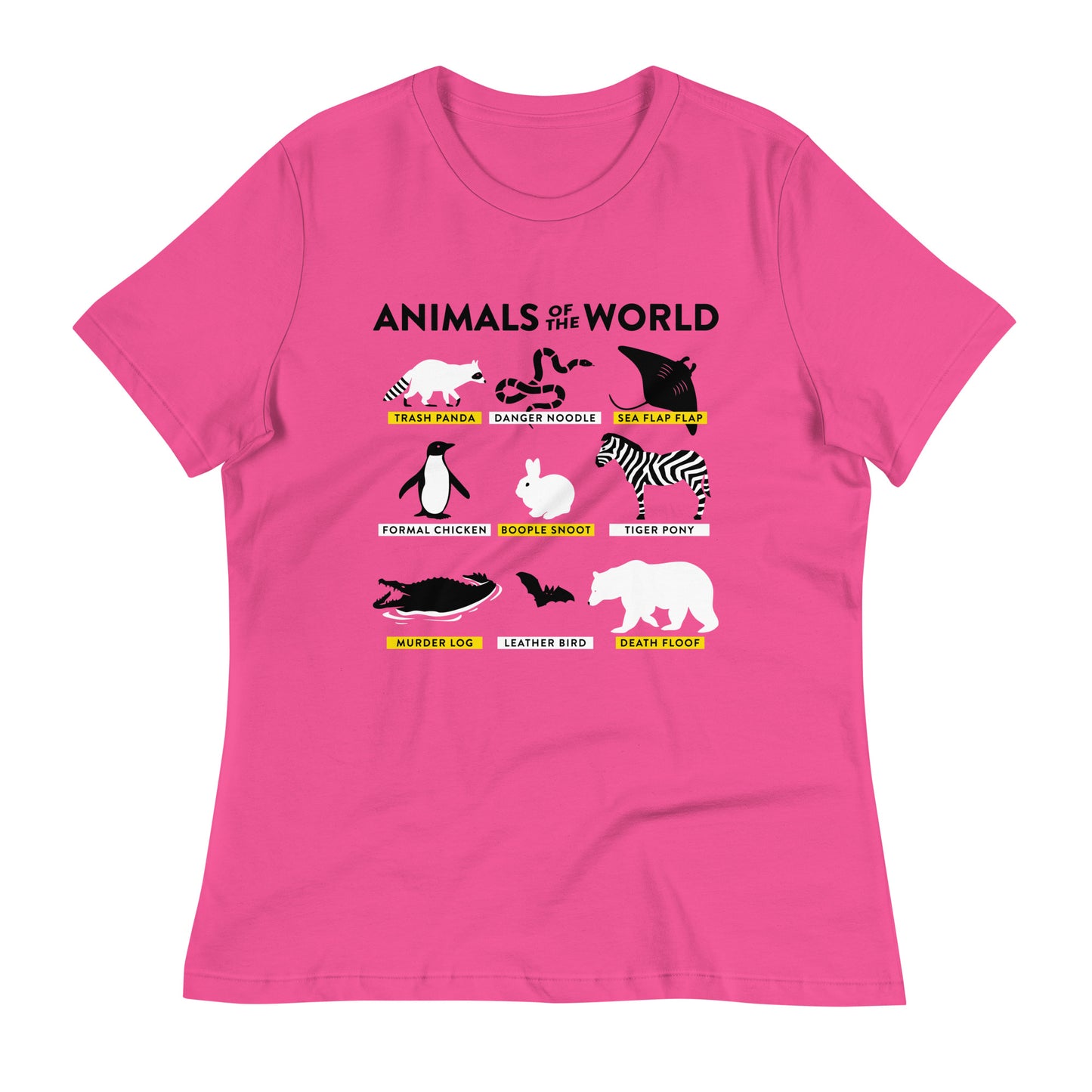Animals Of The World Women's Signature Tee