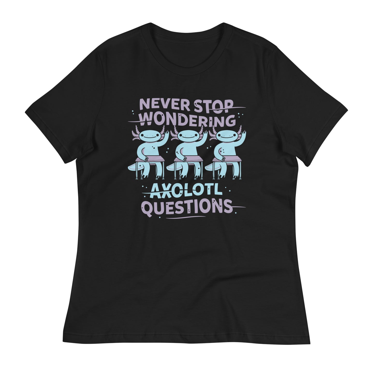 Axolotl Questions Women's Signature Tee
