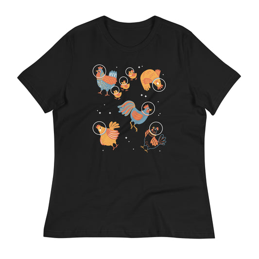 Chickens In Space Women's Signature Tee