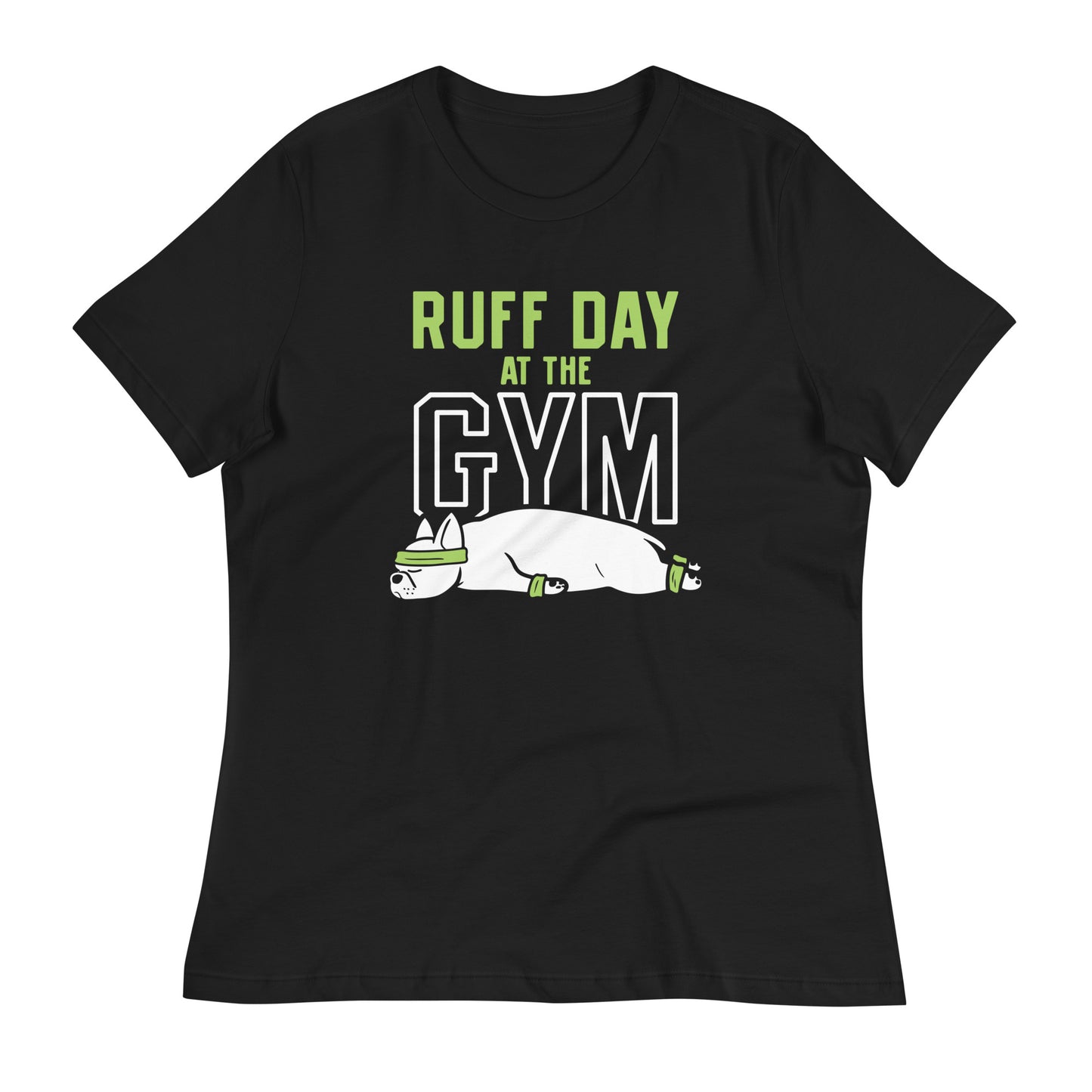 Ruff Day At The Gym Women's Signature Tee